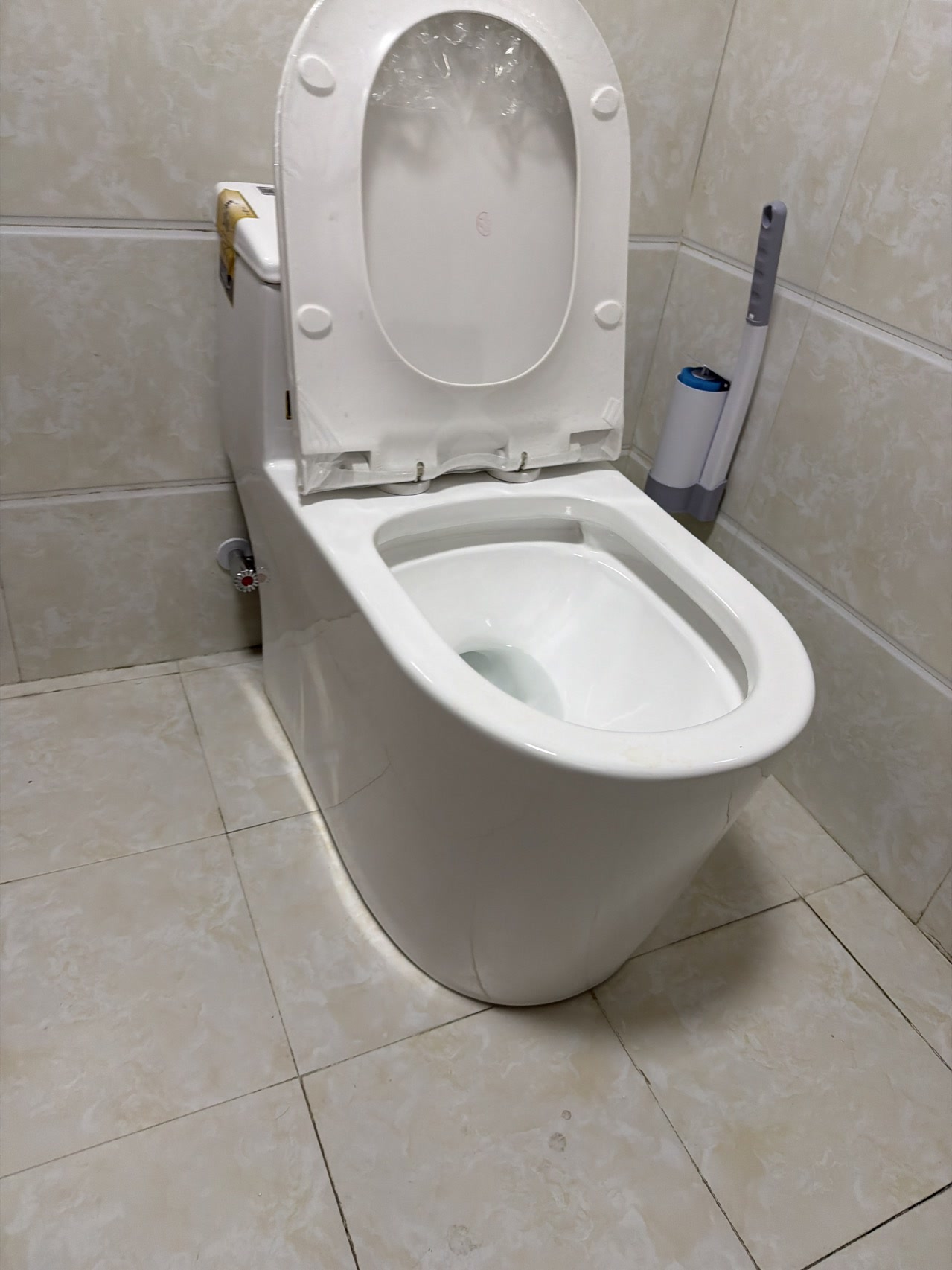华宜上锦马桶根部检查