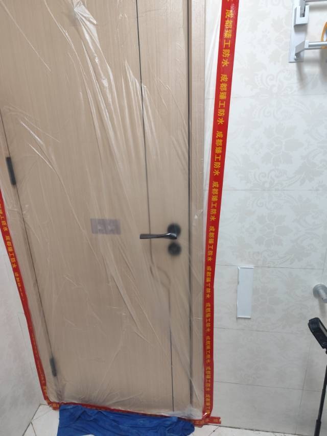 成都龙泉驿区 成品保护:本案现场留图
