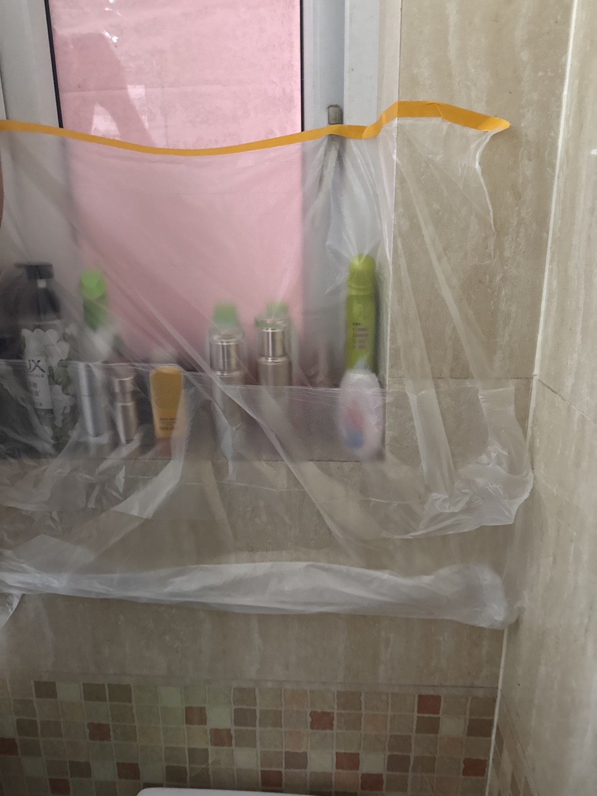 成都双流区 成品保护:本案现场留图