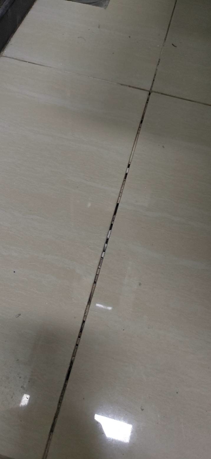 天誉南庭开裂砖缝检查