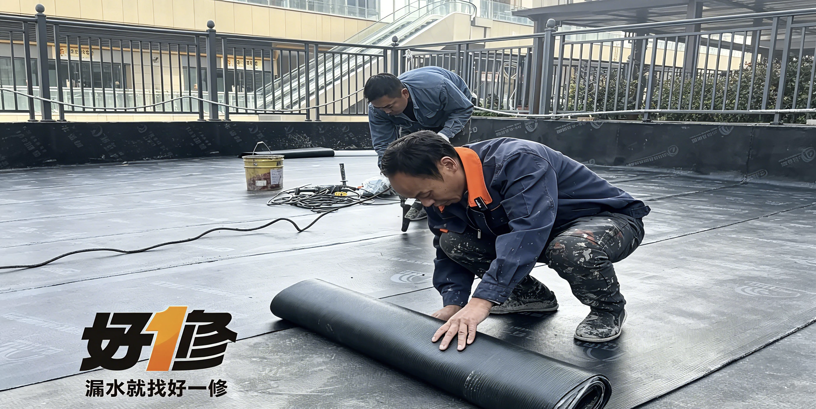 成都好一修防水补漏屋顶防水卷材施工
